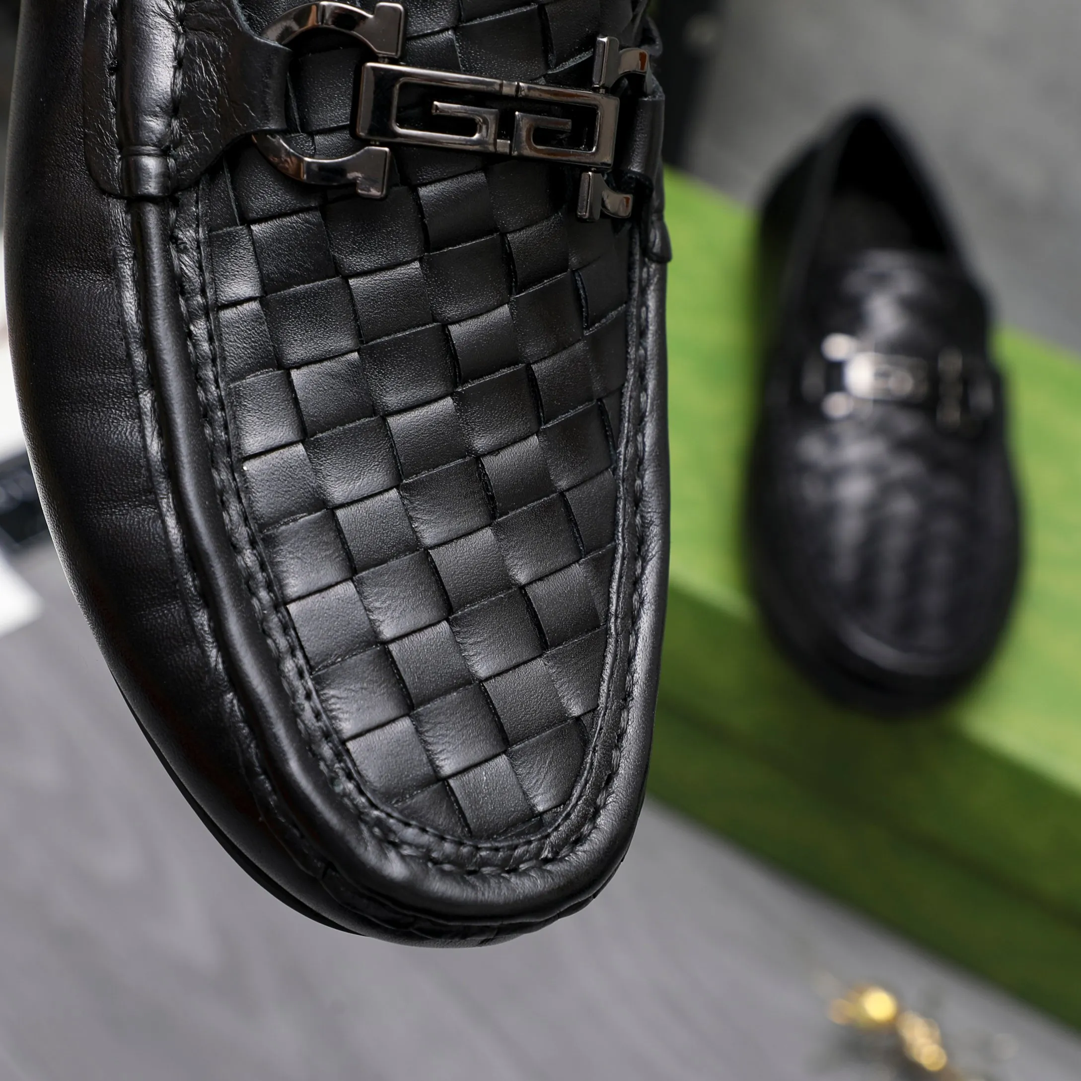 Men's shoes 💰400 Product trademark: GUCCI "Gucci" casual slip-on shoes Regular size: 38-44 (45 is custom-made and non-returnable) Product materials: Selected woven cowhide upper, sheepskin lining, rubber outsole